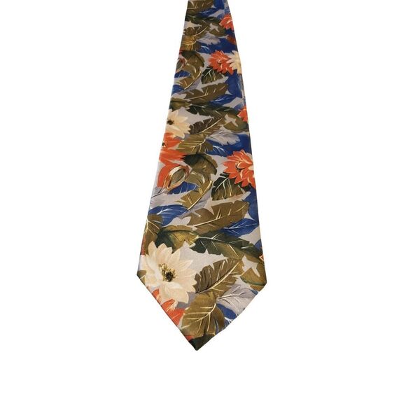 Vintage‎ Wembley Colorful Floral Neck Tie 100 % Polyester Business Wedding Work - Picture 1 of 13